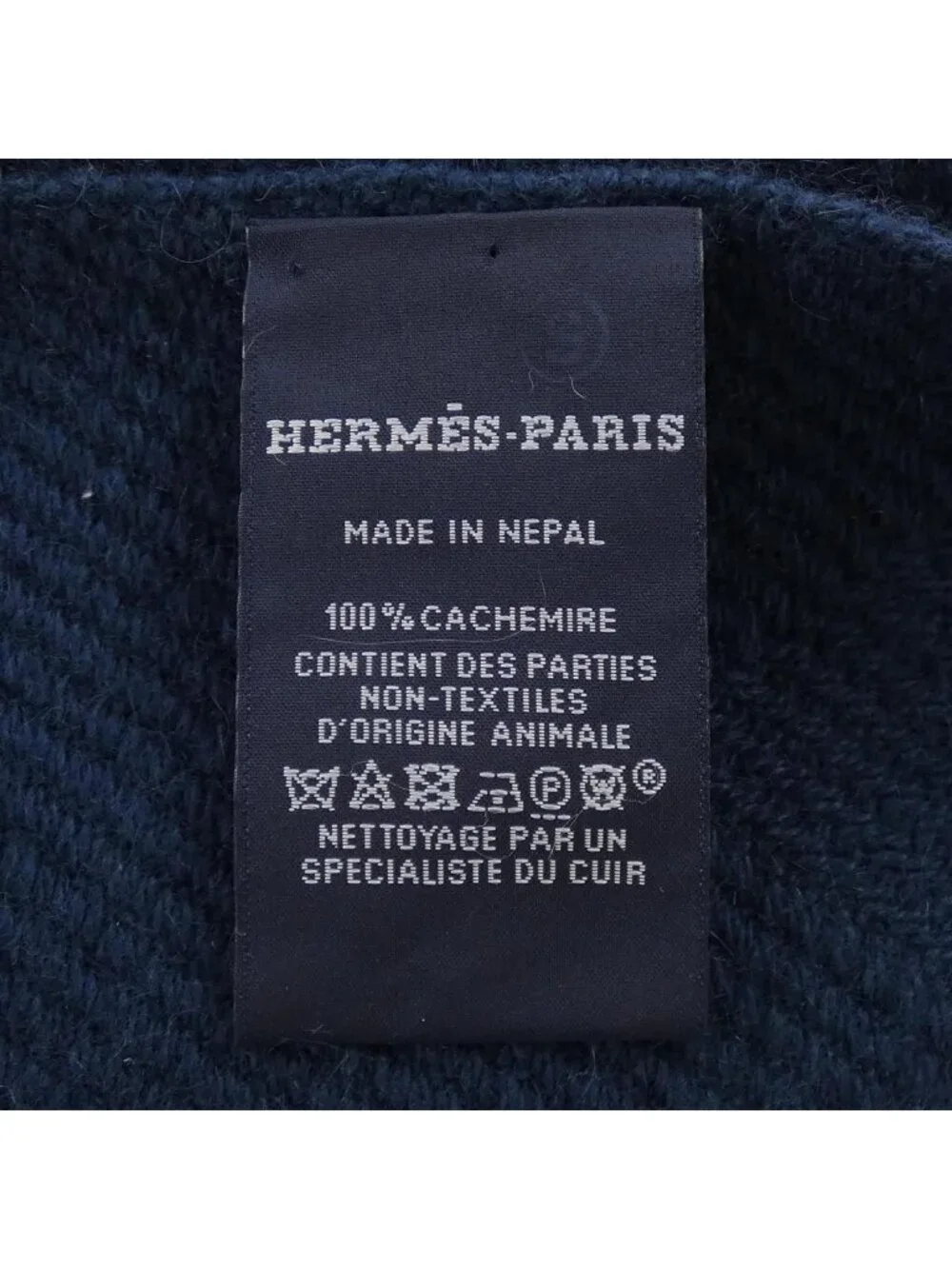 Hermes Scarf Navy